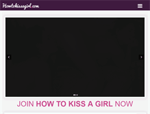 Tablet Screenshot of howtokissagirl.com